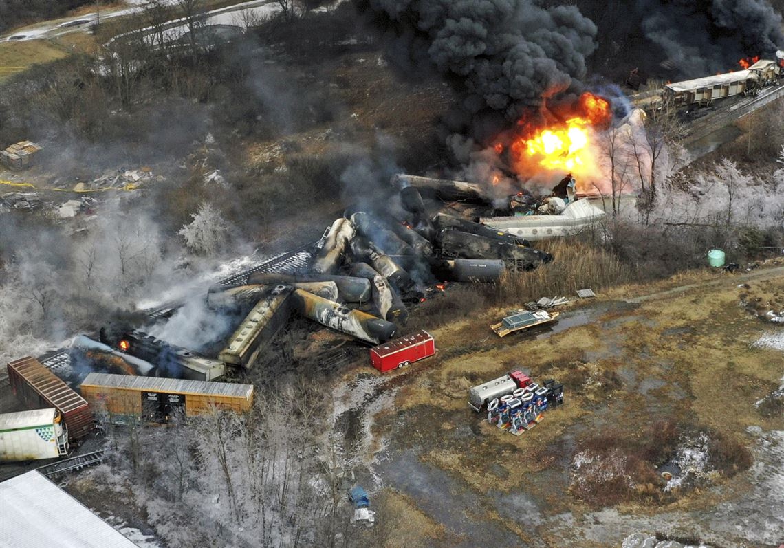 Miles Before Ohio Derailment, Train Axle Was On Fire, Video Shows - WSJ