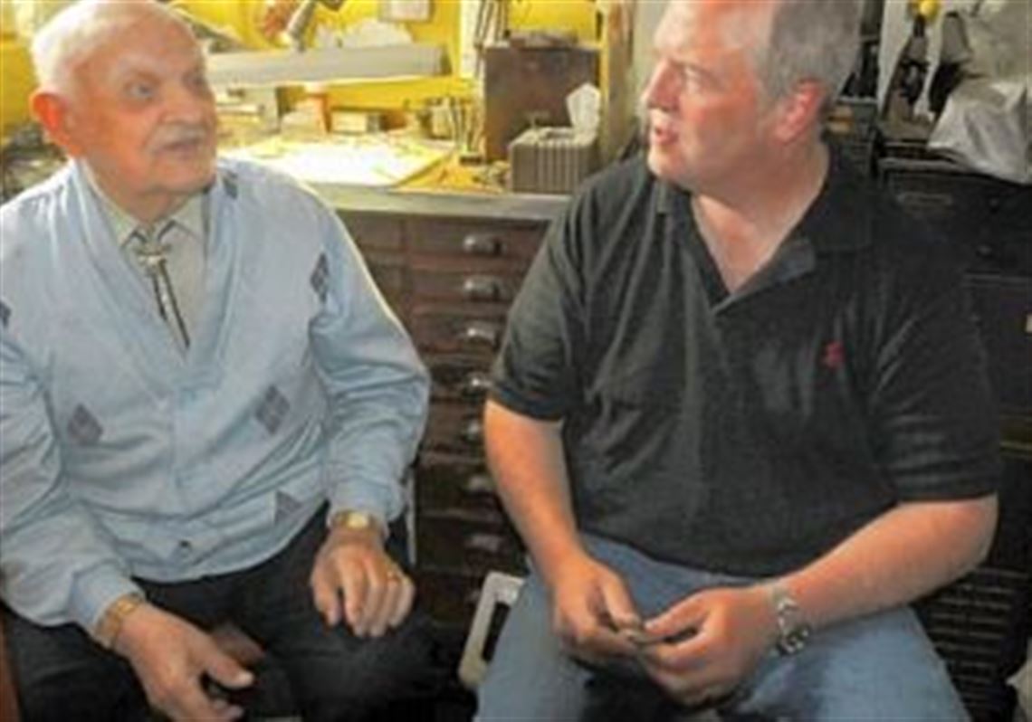 Albert Burnelis and Kieran Lynch on the South Side.