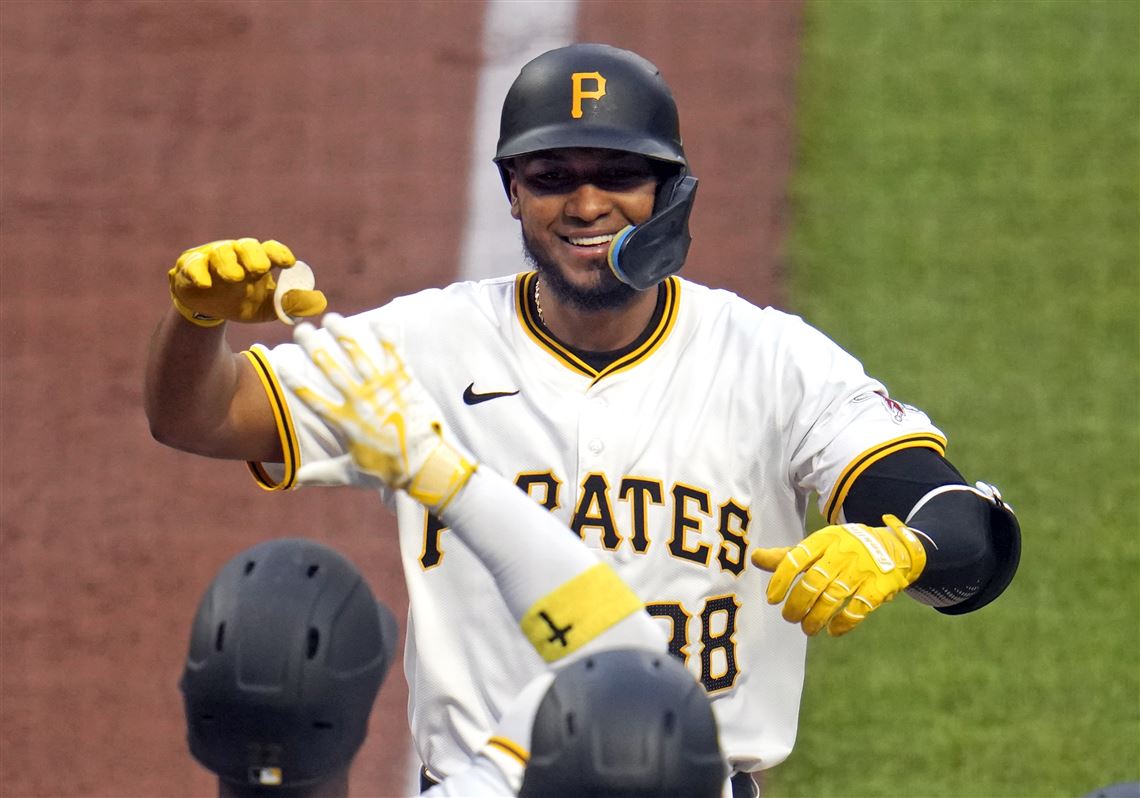Pirates' Edward Olivares finally rewarded for plethora of hard-hit balls |  Pittsburgh Post-Gazette