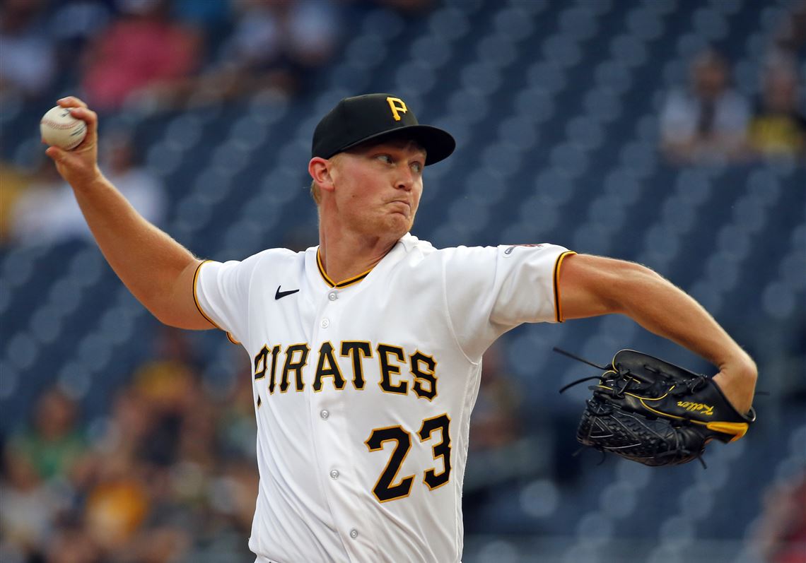 Mitch Keller of the Pittsburgh Pirates looks on against the Miami News  Photo - Getty Images