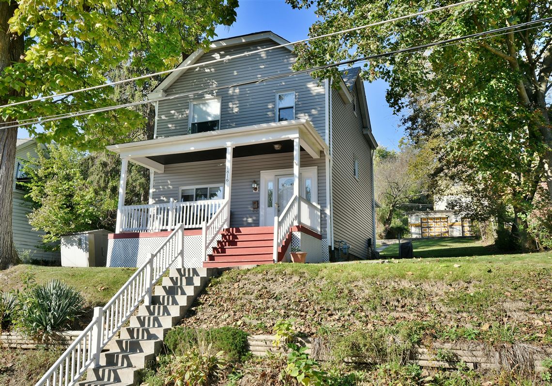 Buying Here Beechview house has 3 fireplaces, front porch and price