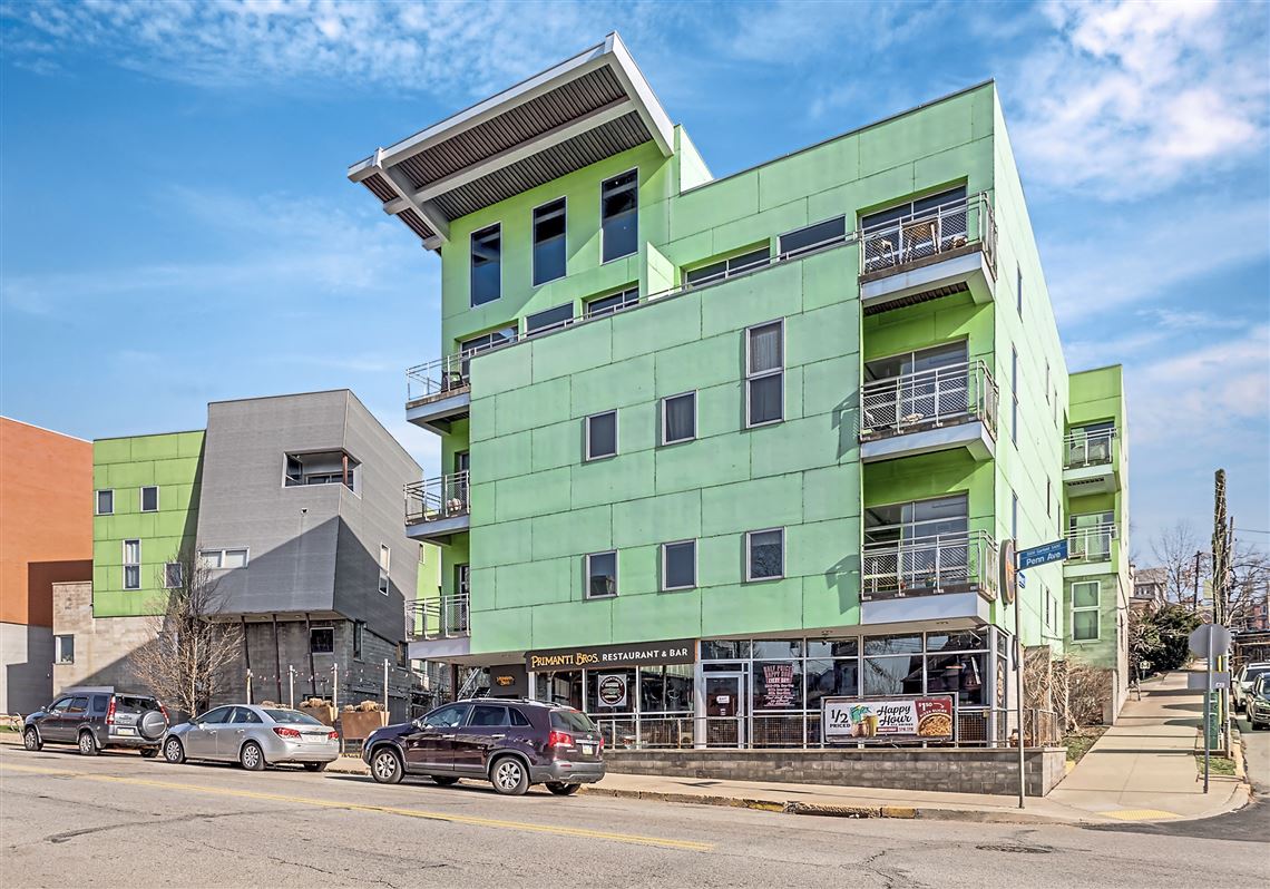 Buying Here Garfield condo has industrial vibe on top, Primanti's