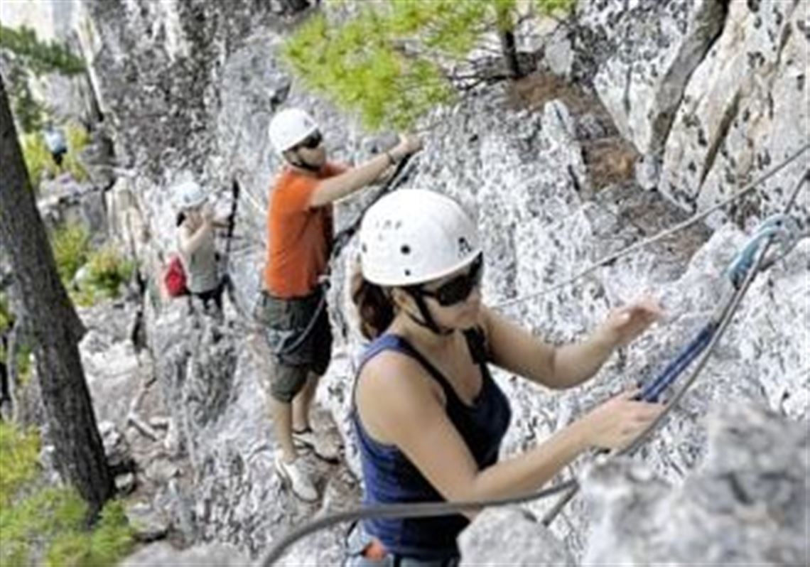 Via ferrata makes Nelson Rocks accessible to almost anyone | Pittsburgh