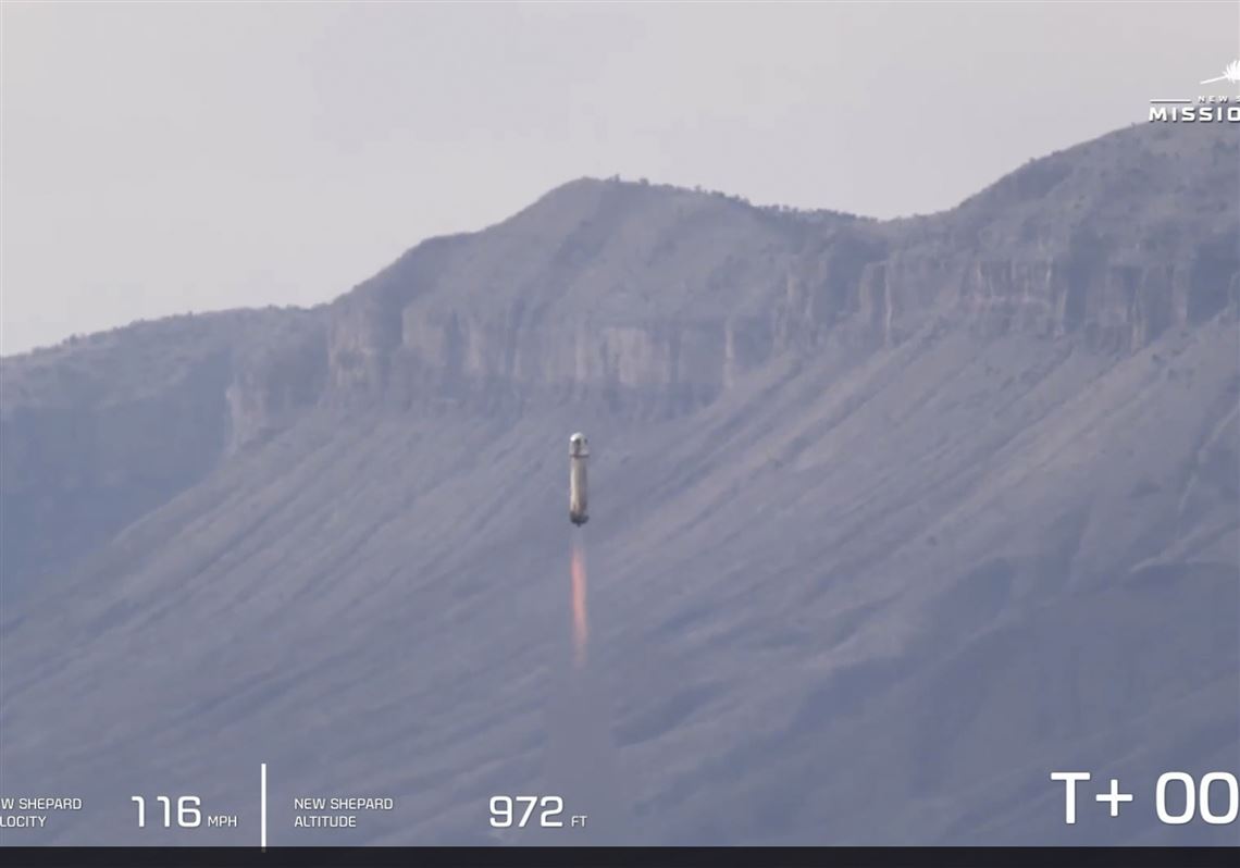 Jeff Bezos' rocket company launches experiments in first flight since ...