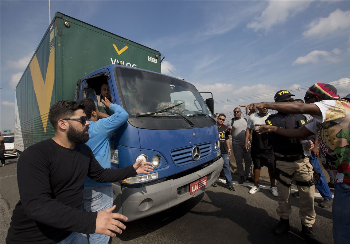 Brazil truckers' strike leads to fuel shortages Pittsburgh PostGazette Brazil truckers' strike leads to fuel shortages Pittsburgh PostGazette