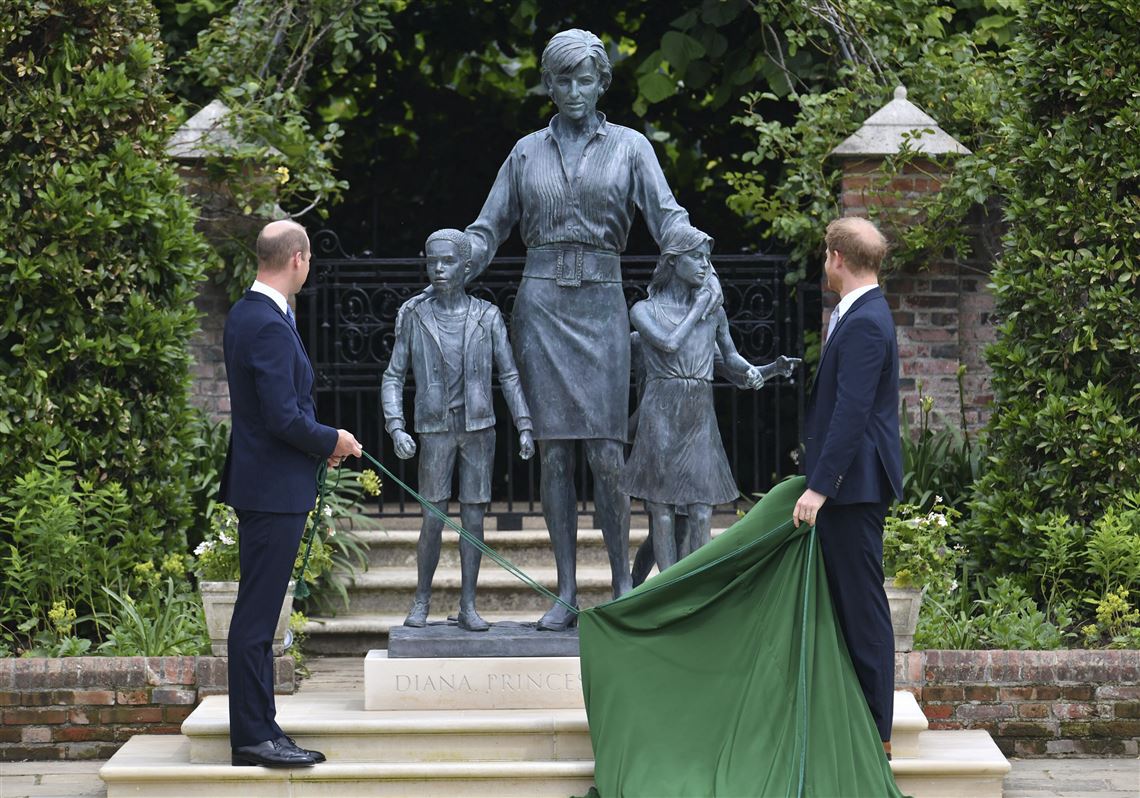 William and Harry Reunite to Unveil Statue of Princess Diana