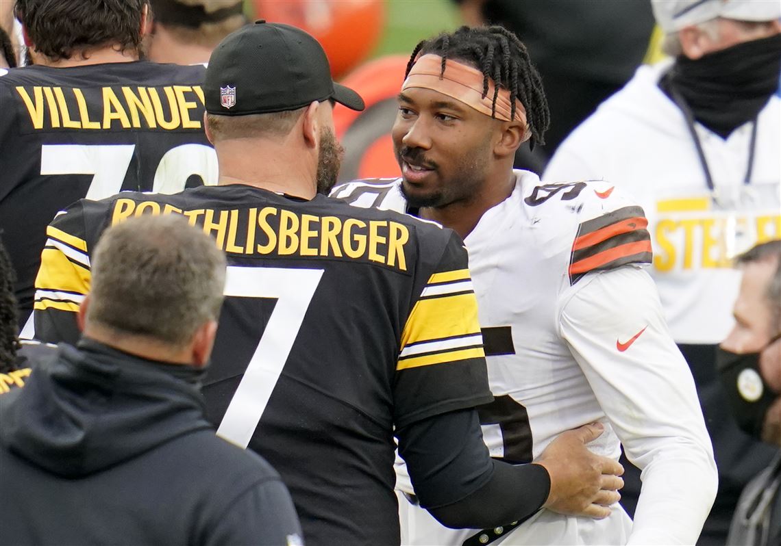 Myles Garrett practicing shredding Big Ben for 2018 : r/Browns