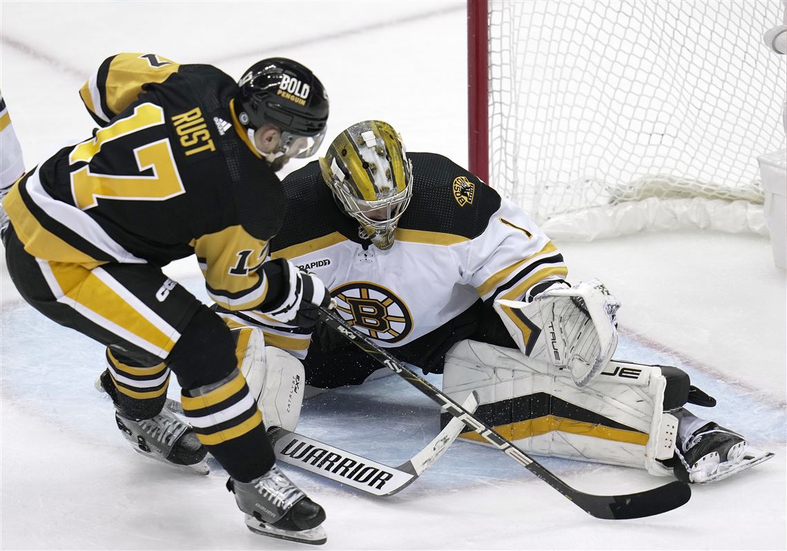 David Pastrnak nets hat trick, Penguins falter late in loss to mighty Bruins Pittsburgh Post-Gazette