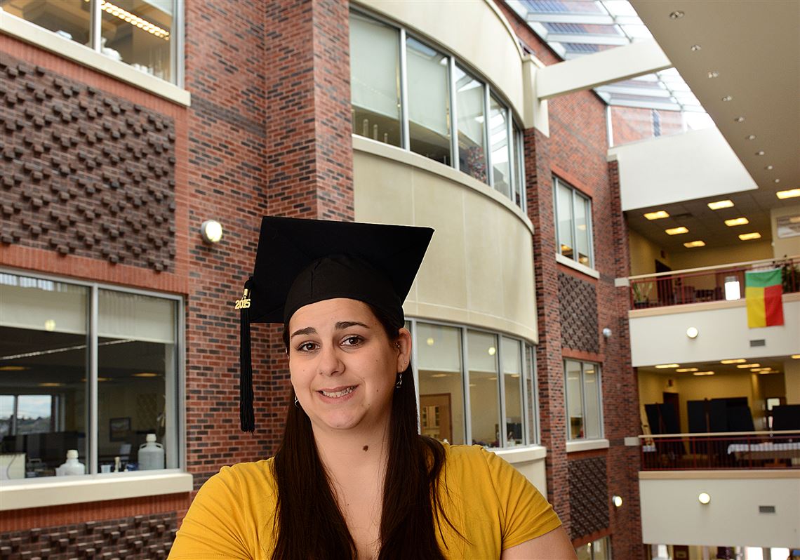 Carlow University student Danah Richter, who is deaf, will be graduating with an undergraduate degree in social work. She plans to help people with hearing disabilities bridge both worlds.
