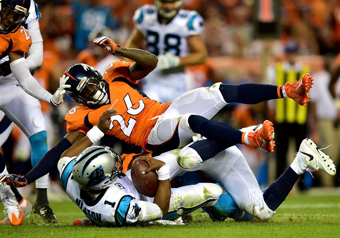 N.F.L. Fines Two Broncos for Head Hits to Panthers' Cam Newton