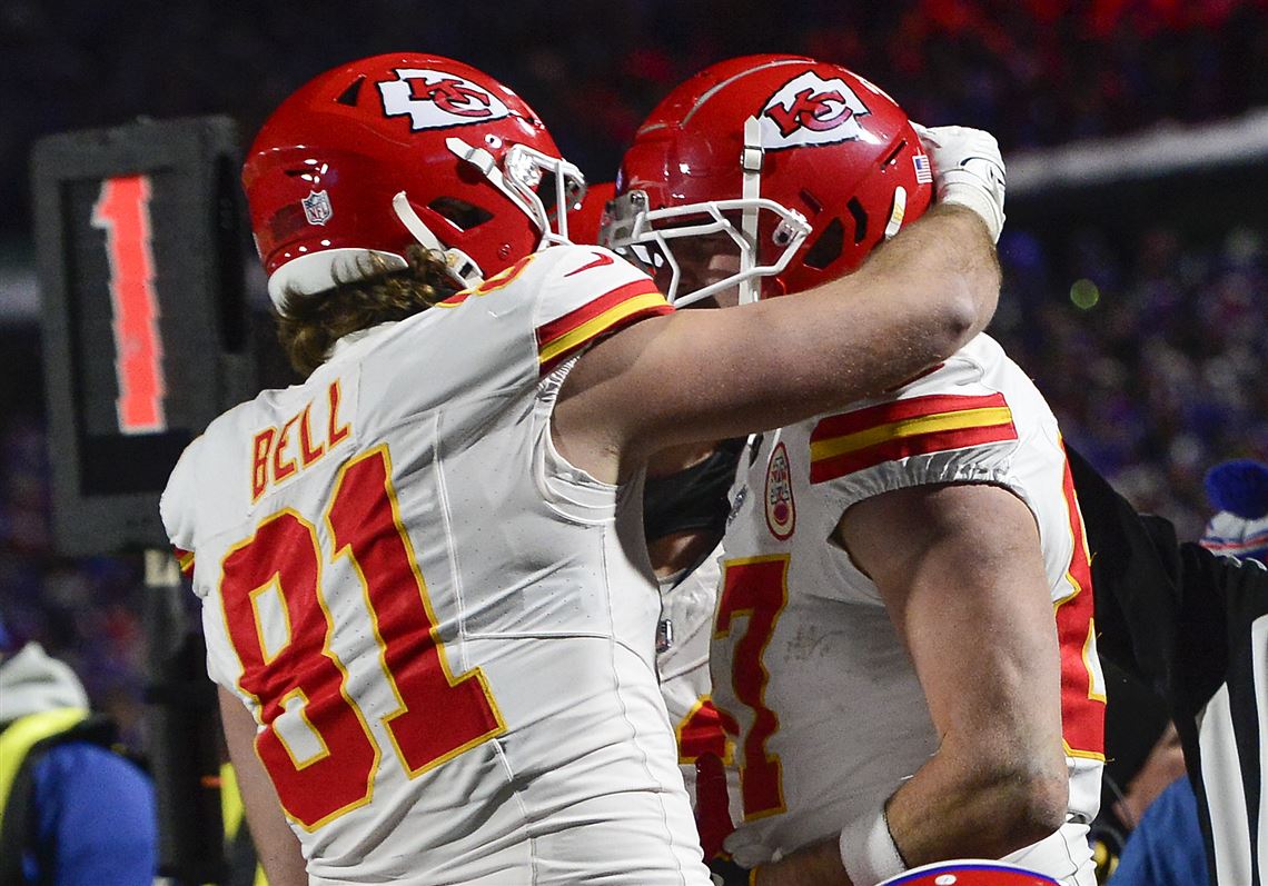 Kelce scores twice and Chiefs beat Bills to advance to face Ravens in AFC  championship