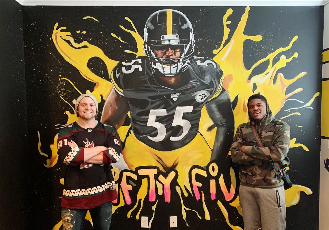 Pittsburgh artist Cody Sabol's latest client is the Steelers