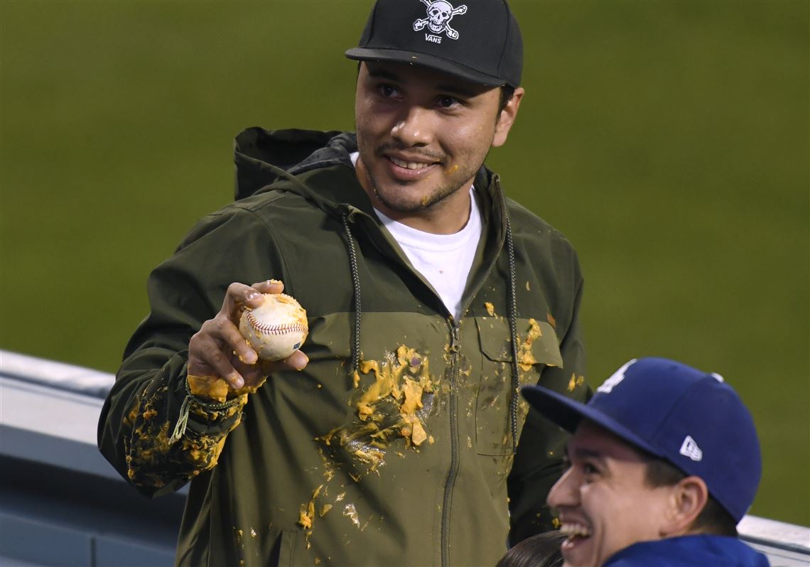 Dodgers fan gets destroyed by security on Opening Day while