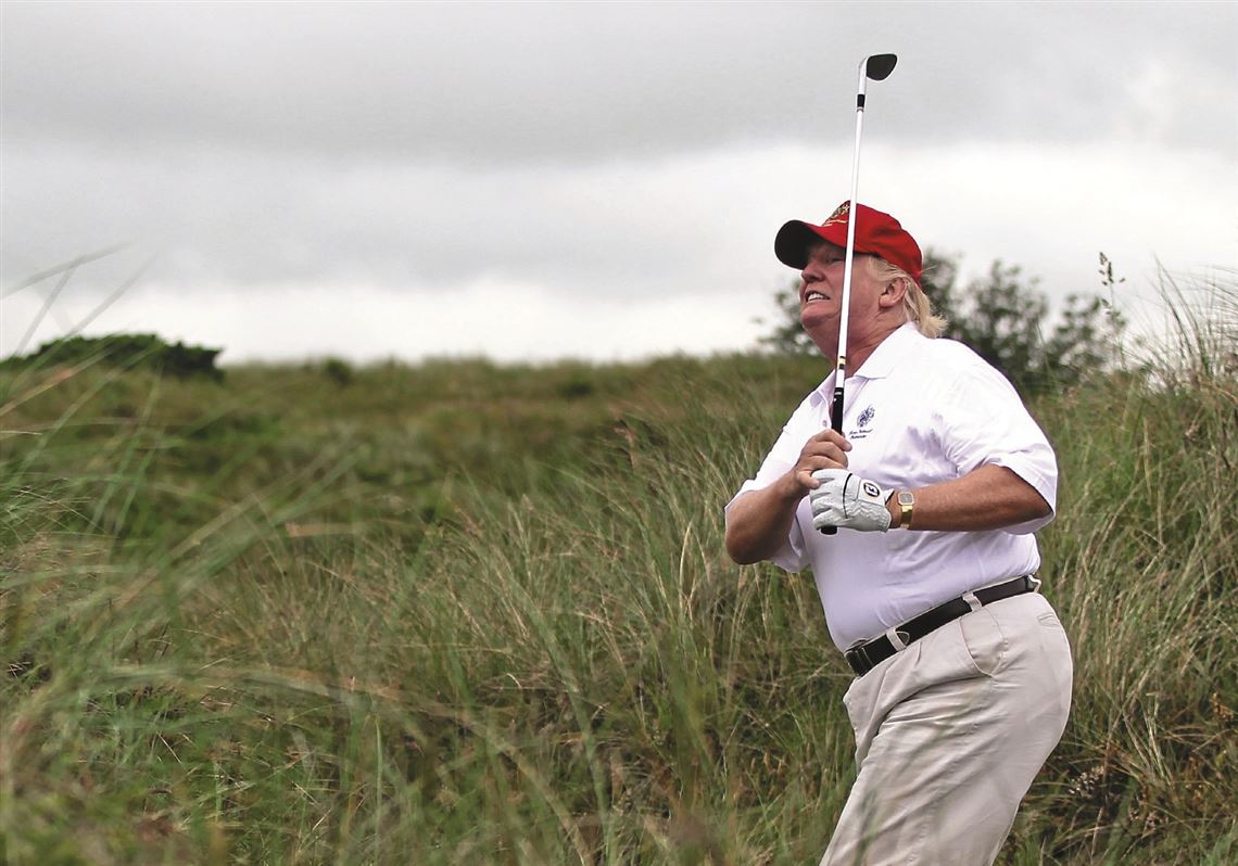 trump golfing i dont have time to golf