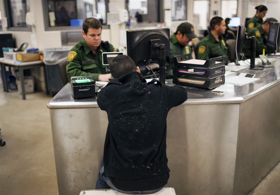 This file photo shows an underage migrant from Guatemala at a U.S. Customs and Border Protection office in Edinburg, Texas, on Feb. 13, 2013.