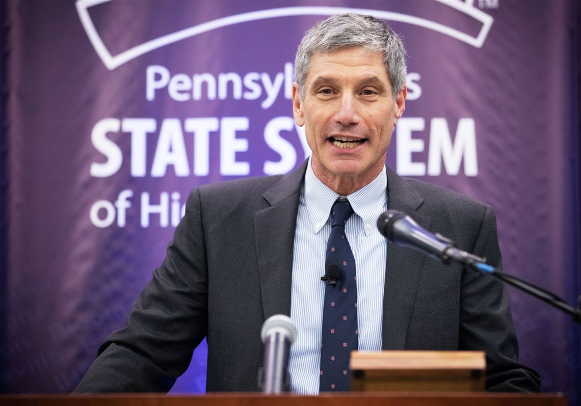 Daniel Greenstein chancellor of the State System of Higher Education, which governs 14 public universities.