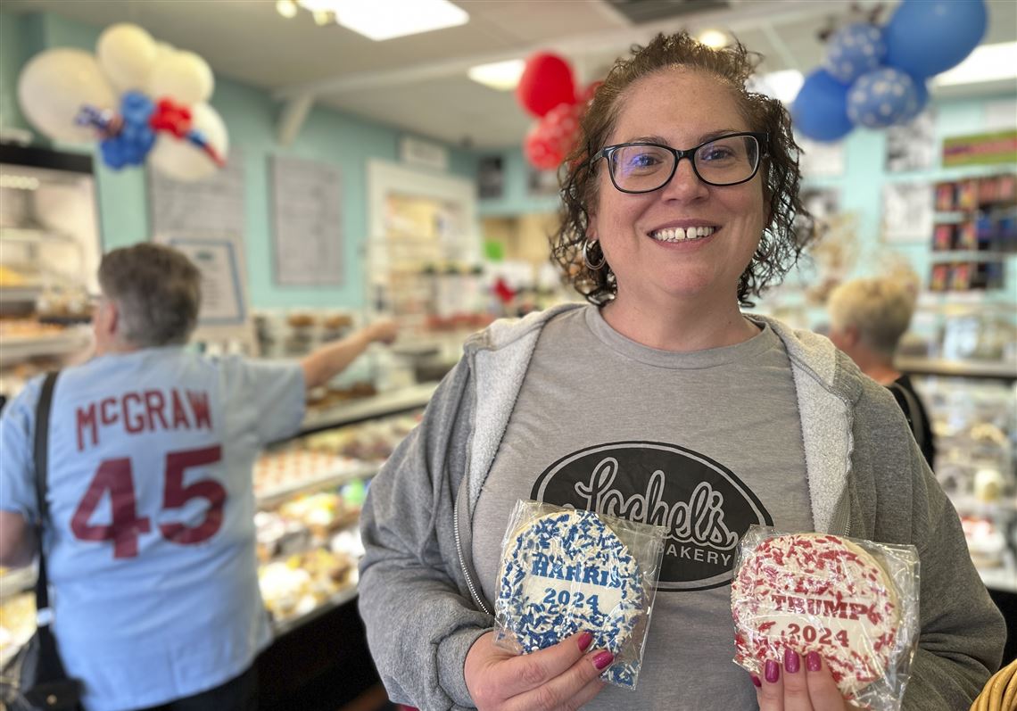 A Pennsylvania bakery known for its election cookie poll is 