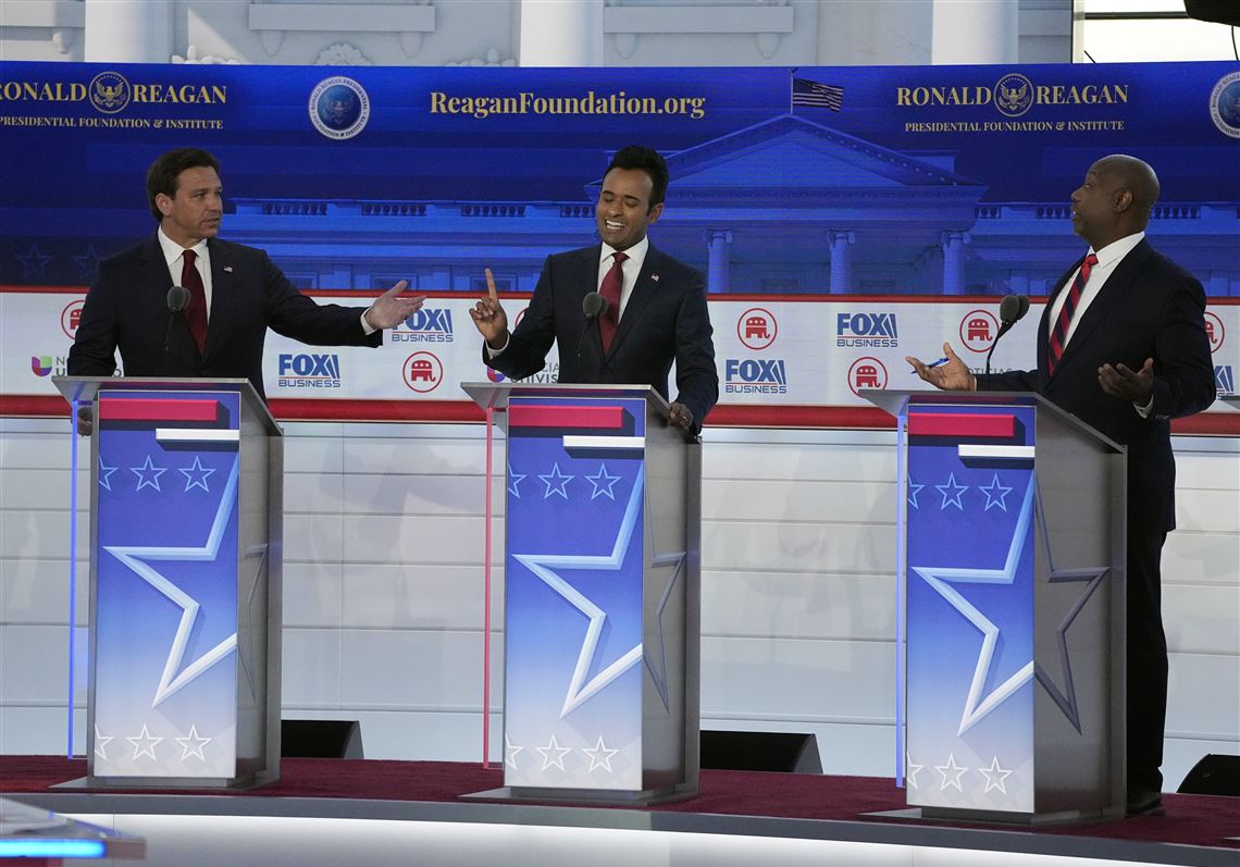 Second Republican presidential primary debate highlights Pittsburgh