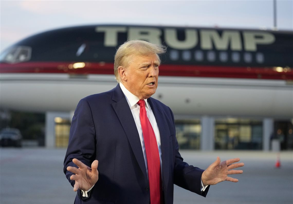 Trump arrives at Liberty National for Presidents Cup finale – The Denver  Post