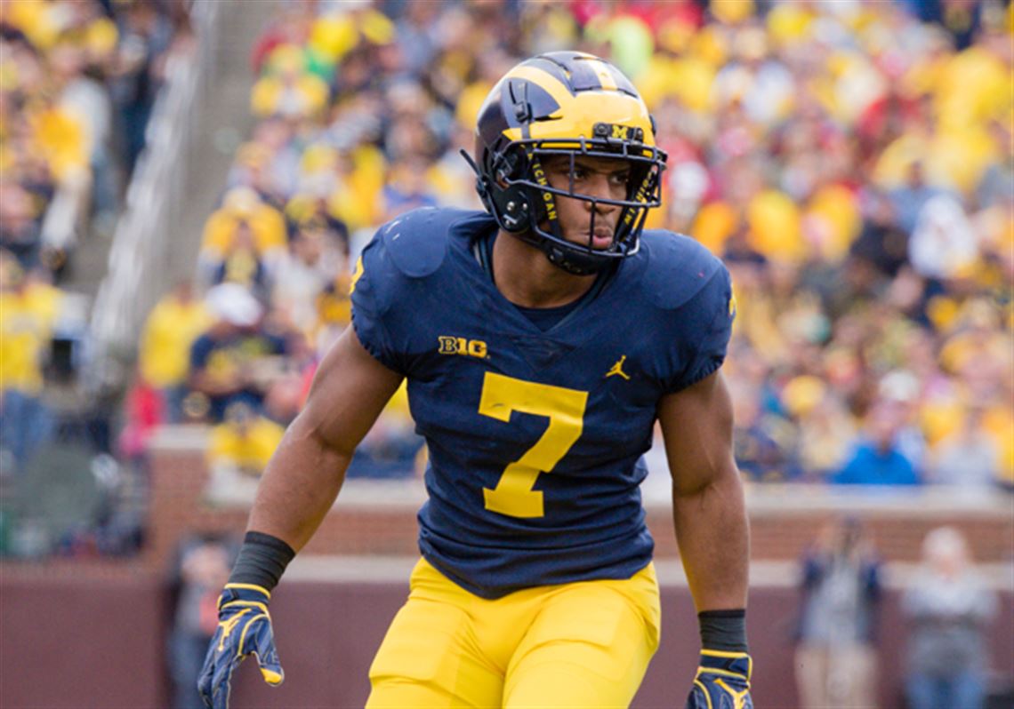 McKeesport graduate and Michigan linebacker Khaleke Hudson 