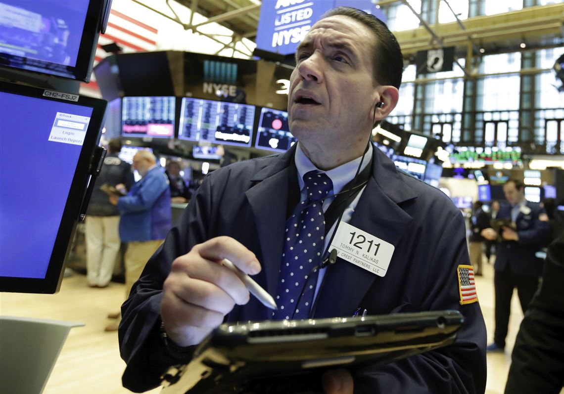 Trader Tommy Kalikas works on the floor of the New York Stock Exchange, Monday, May 7, 2018. U.S. stocks moved broadly higher in early trading Monday, adding to solid gains at the end of last week. (AP Photo/Richard Drew)