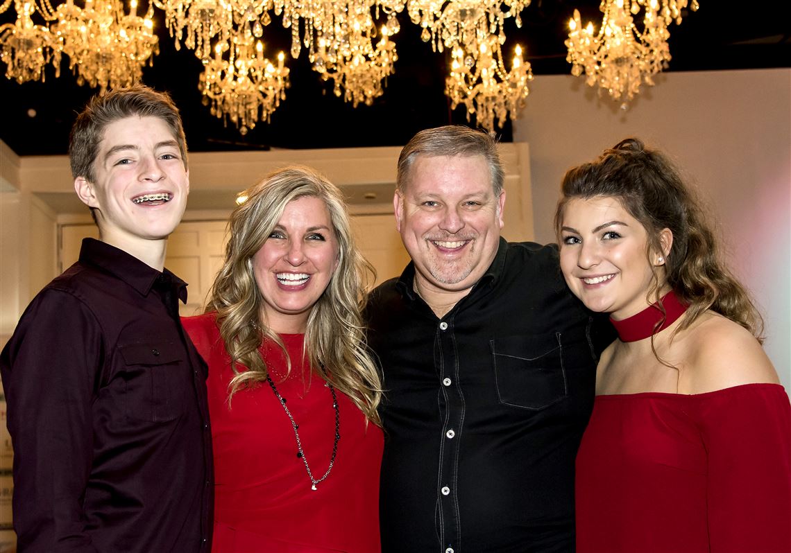Founder Hayley Jameson (second from left) with her family, son Trent Napotnik, husband Gary Napotnik and daughter Chloe Napotnik.