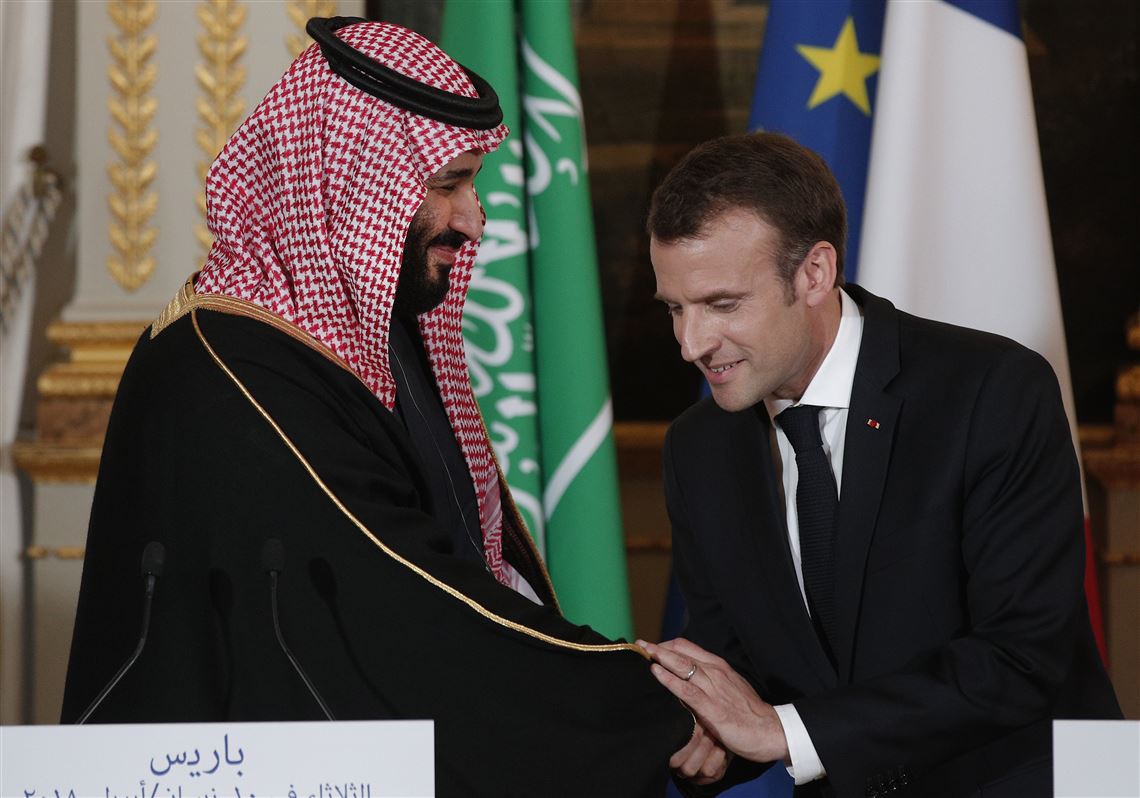 France's Macron and Saudi prince discuss response to Syria Pittsburgh
