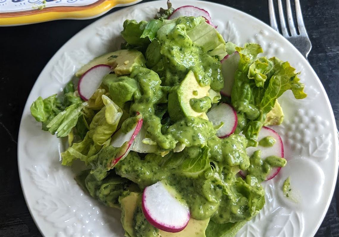 Healthy Green Goddess Dressing - Plays Well With Butter