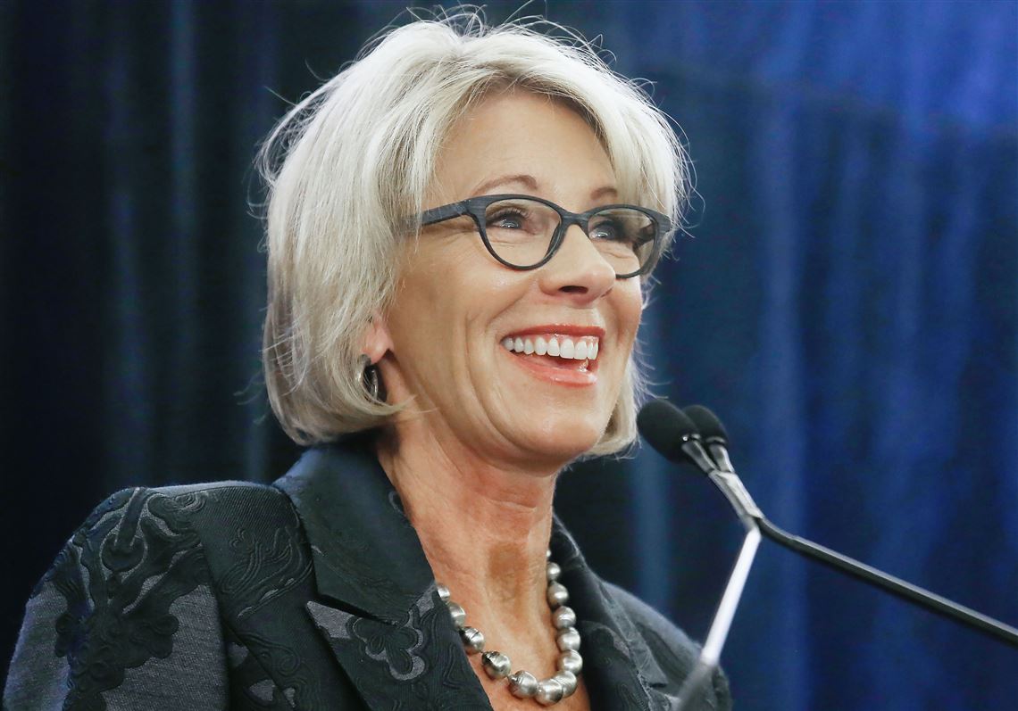 Education Secretary Betsy DeVos. 
