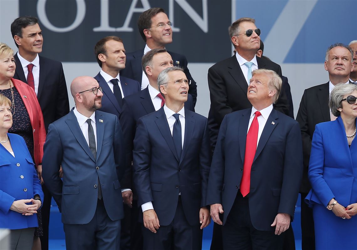 Photo Of Trump With World Leaders Said It All | Pittsburgh Post-Gazette