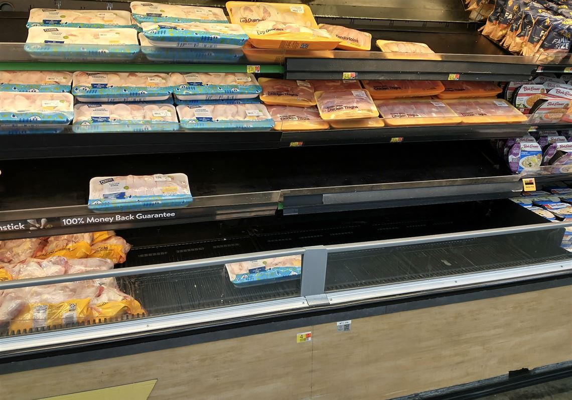 Photo of Grocery aisles at Walmart store food section