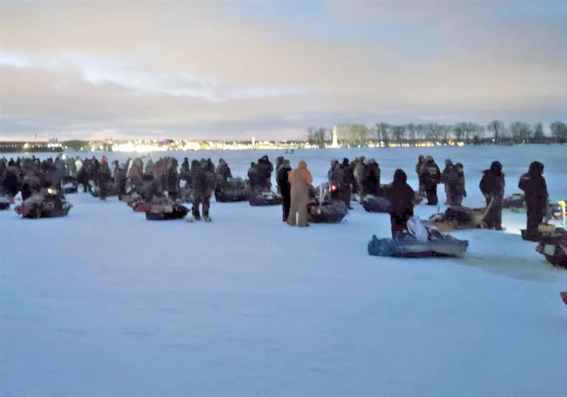 Lake Erie ice fishing tournament pulls in over 100 anglers and a 2.17 ...
