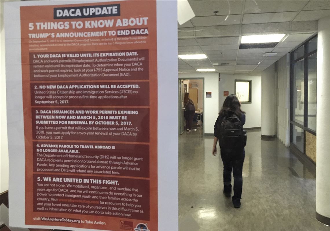 Thousands Of Daca Recipients Scramble To Make Trump Administration S Unworkable And Cruel Deadline Pittsburgh Post Gazette