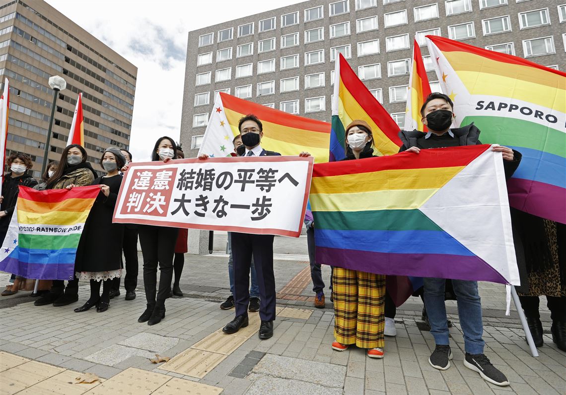 Court Says Japan S Ban On Same Sex Marriage Unconstitutional Pittsburgh Post Gazette