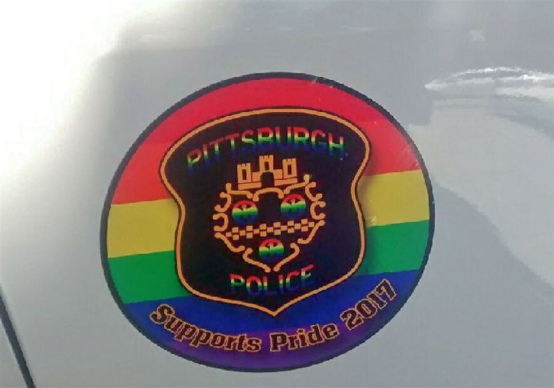ohio university police gay pride stickers for cars