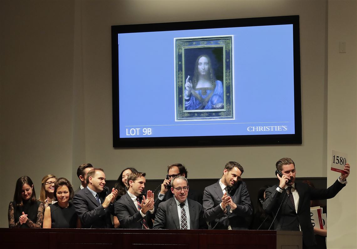 Leonardo Da Vinci S Christ Painting Sells For Record 450m Pittsburgh Post Gazette