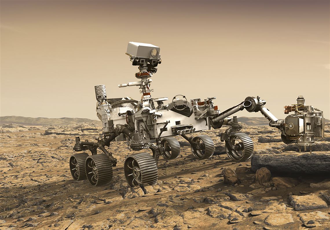 The Mars 2020 rover will search for fossils and signs of ancient life ...