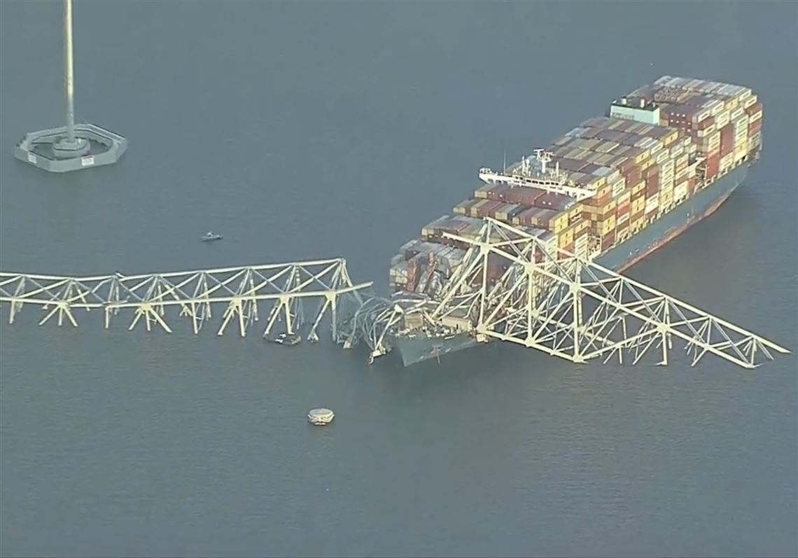 Photo Gallery Baltimore s Key Bridge Collapses After Cargo Ship Strike 
