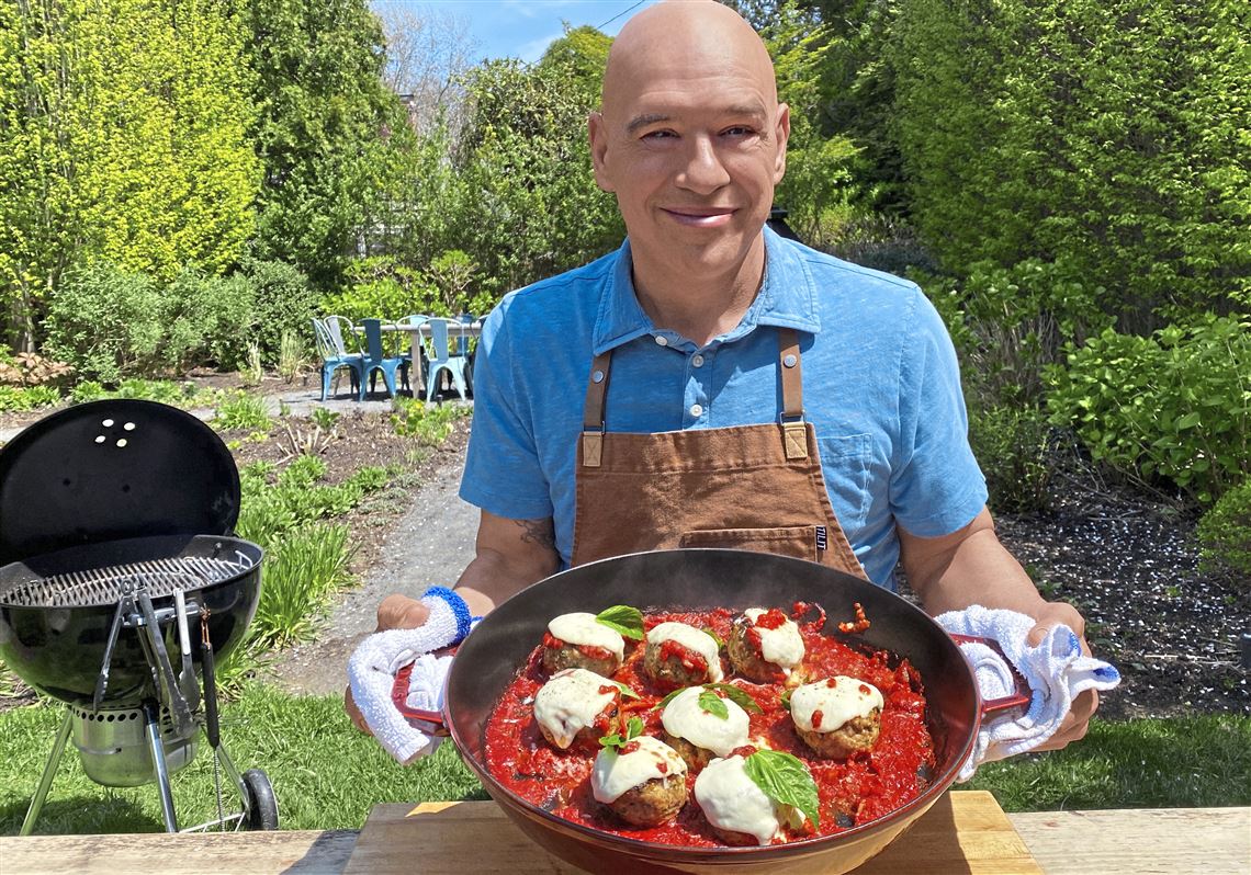 Facebook live cooking, straight from Michael Symon's pantry