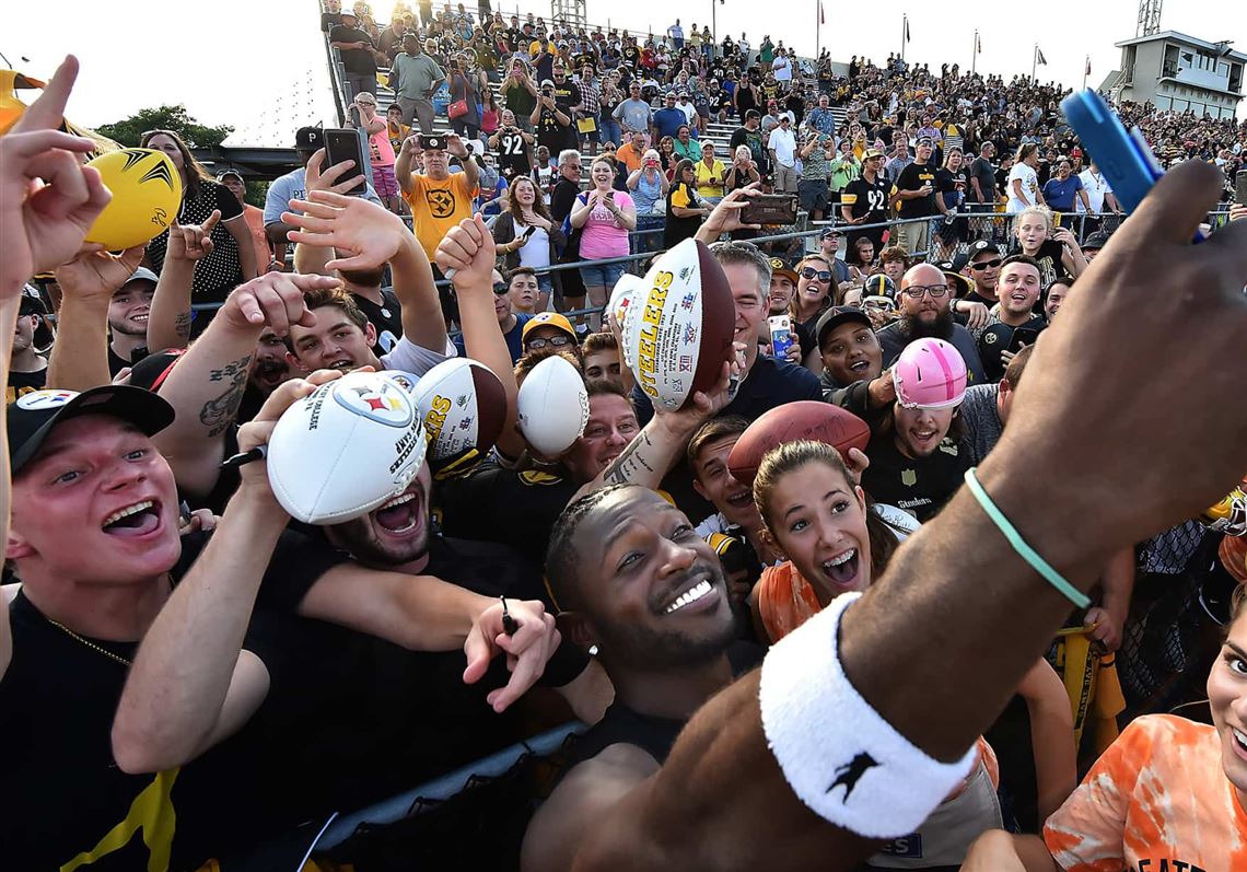 Steelers fans at training camp in Latrobe