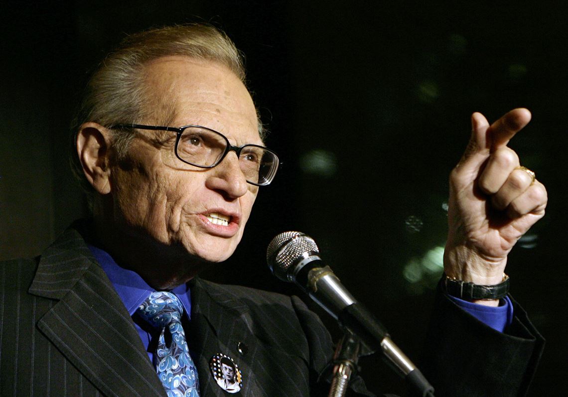 Larry King Broadcasting Giant For Half Century Dies At 87 Pittsburgh Post Gazette