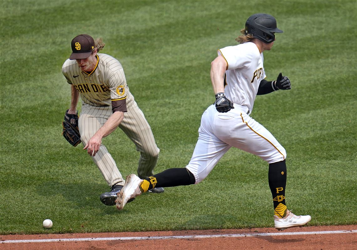 Pirates mount improbable comeback in improbable game, sweep away Padres
