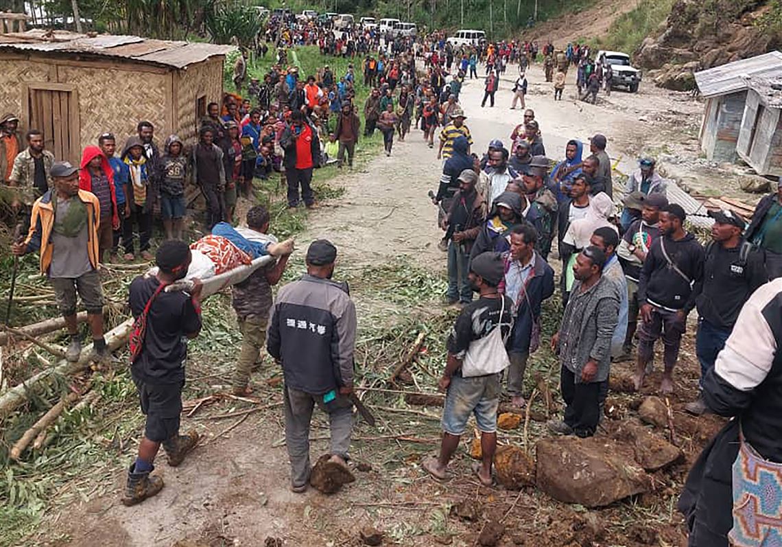 Over 100 feared dead in landslide in remote part of Papua New Guinea ...