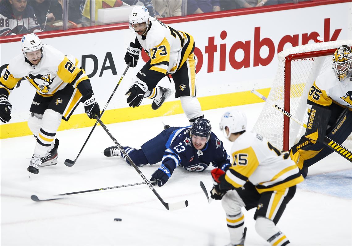 Penguins Crash the Net to Beat Winnipeg 3-1, Perfect Canadian Trip