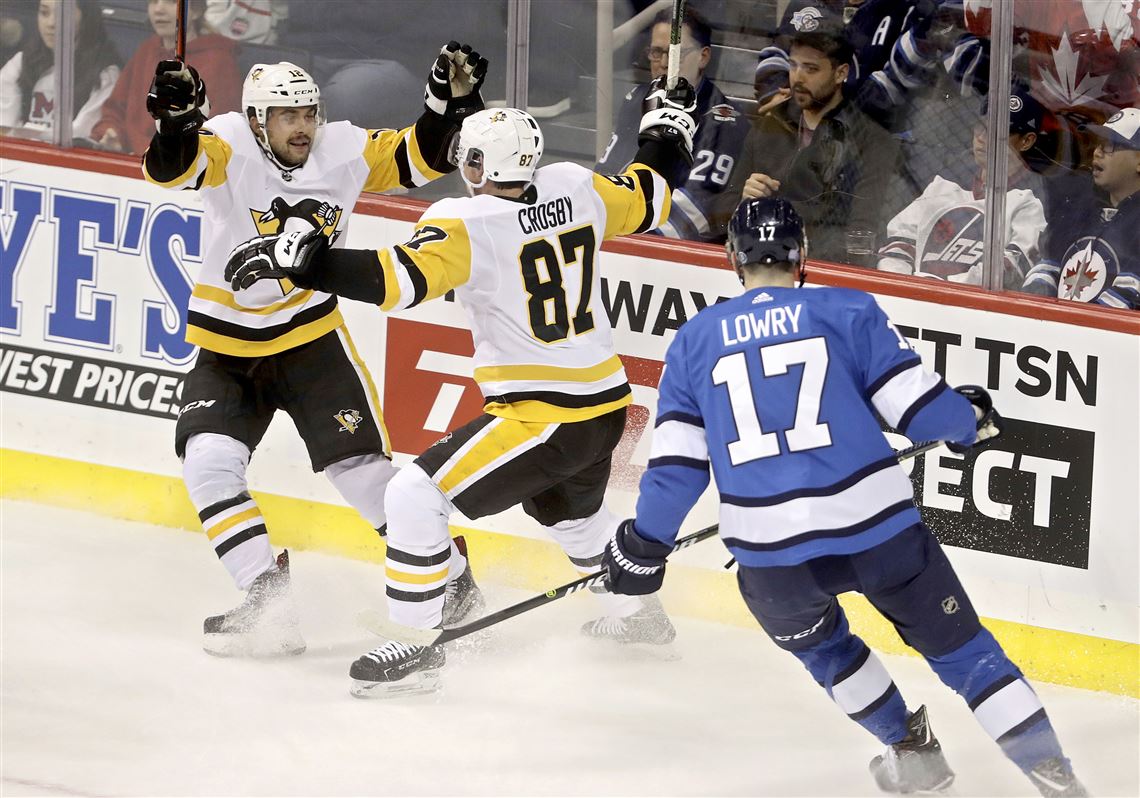Finally with depth scoring, Penguins take down Jets for key road win ...