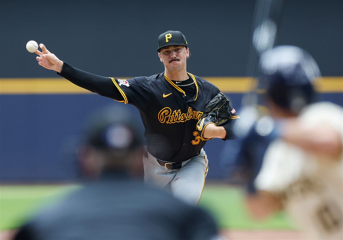 Pirates' Paul Skenes throws 7 no-hit innings vs. Brewers | Pittsburgh  Post-Gazette