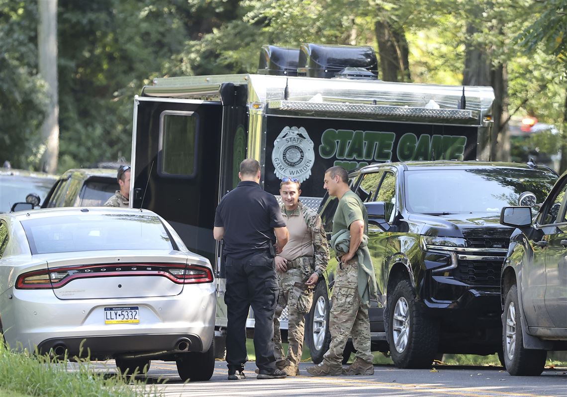 A vehicle leaves the Chester County Correctional Complex as the search  continues for Danelo Cavalcante in Pocopson Township, Pa., on Sunday, Sept.  3, 2023. Cavalcante escaped from the Chester County Prison. Cavalcante