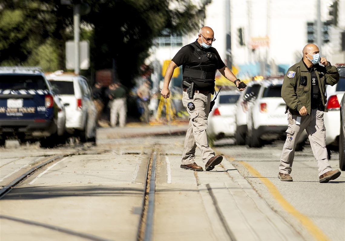 10 dead including gunman in shooting at rail yard serving silicon valley pittsburgh post gazette