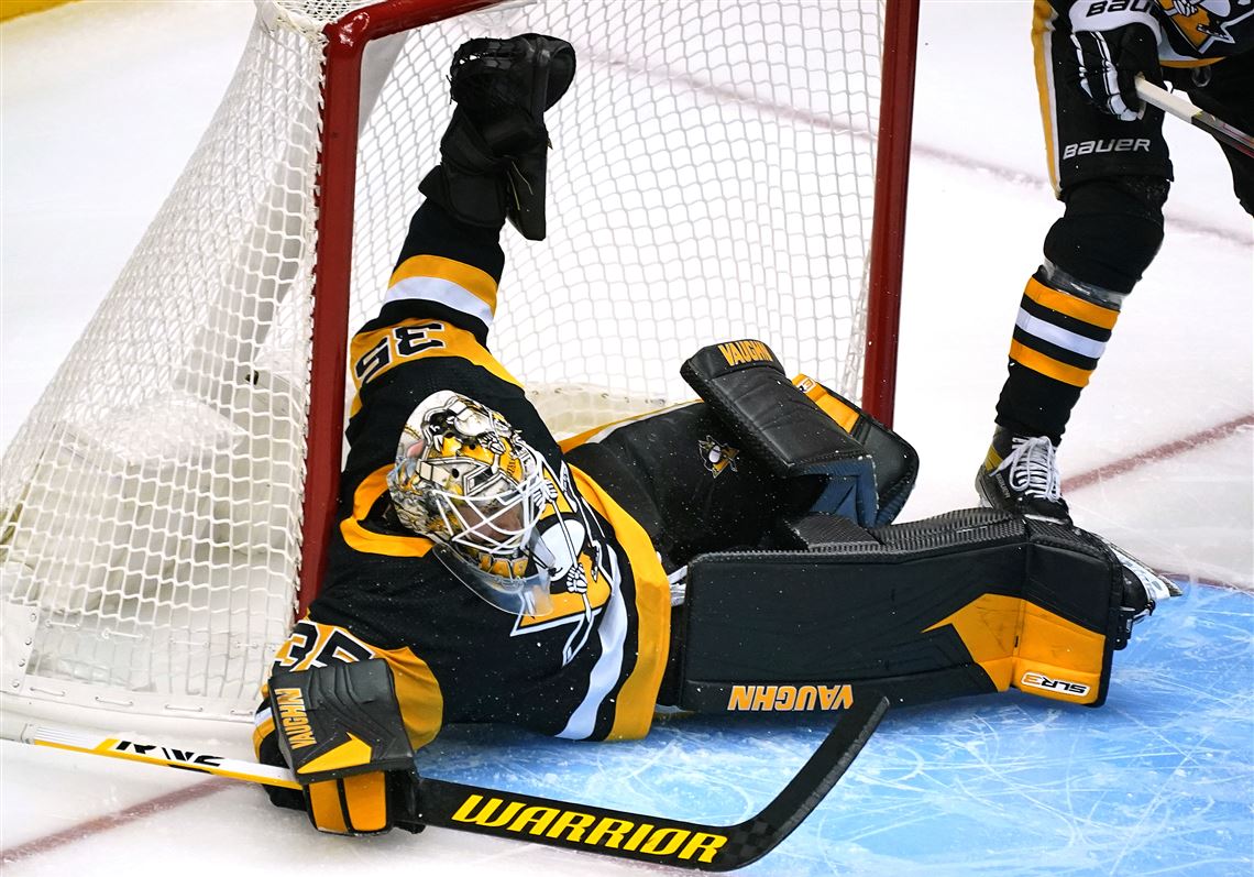 Penguins Goalie Tristan Jarry Leaves Game Against Islanders After  Upper-Body Injury - CBS Pittsburgh