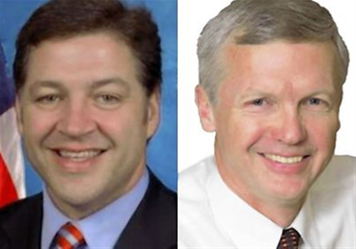 Rep. Bill Shuster, left, and Art Halvorson